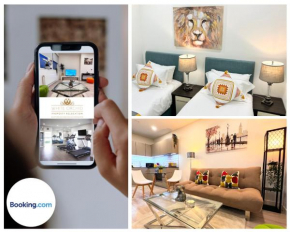 LuxuryCentral Stevenage Super King 1 Bed Apartment By White Orchid Property Relocation Short Lets & Serviced Apartment With Free Gym Parking & SuperFast WiFi